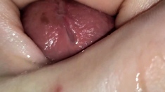 Amateur girlfriend handjob and anal fuck with cumshot