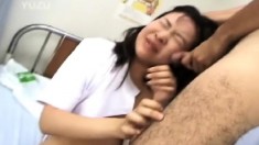 Desperate Asian cock-squeeze is eager to get roughly pounded